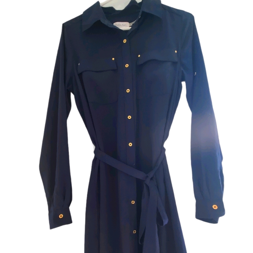 Calvin Klein button down dress Size 6
